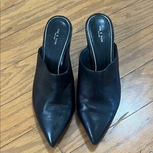 Black Women's Mules, Rag & Bone, like new